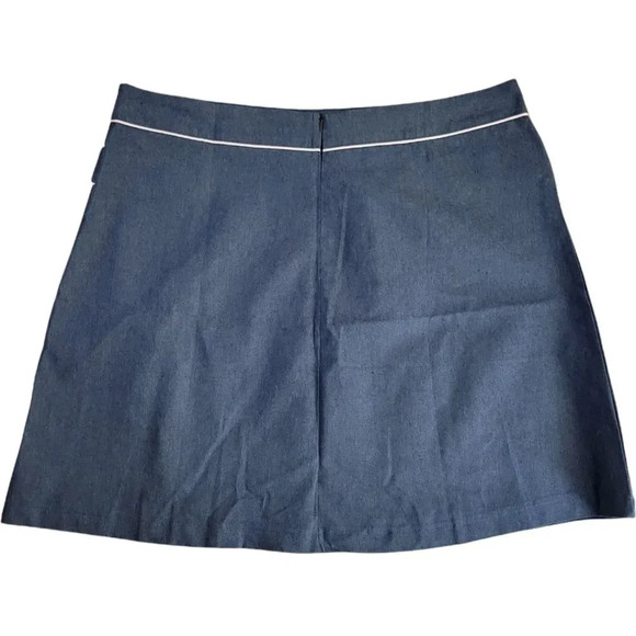 MISSLOOK Plus-size Women's Cotton Stretch A-line Skirt - Picture 2 of 5